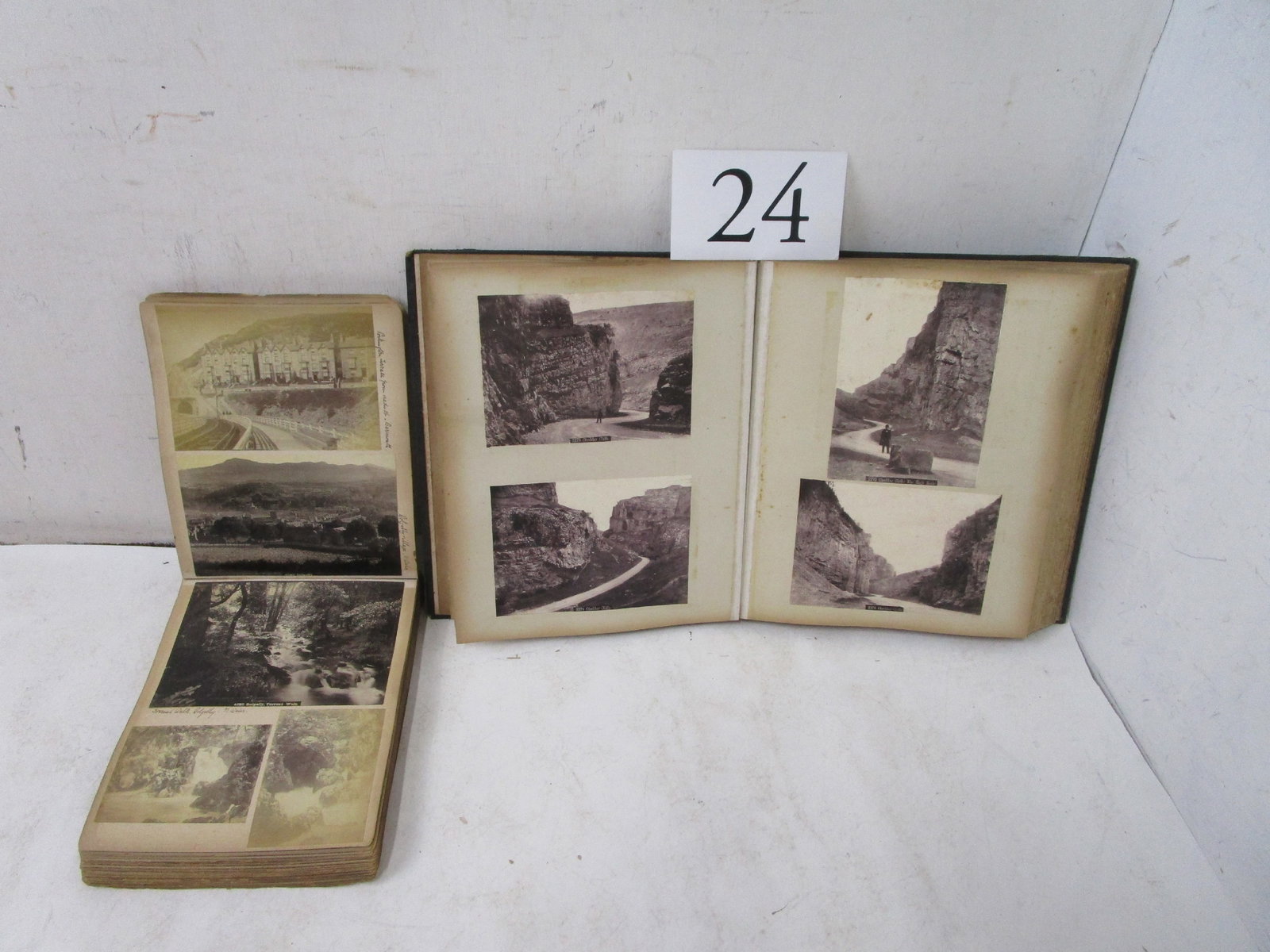 Photo Album: Early 1900's photo album of Wales 50+ pages, and 1890's album of Scotland