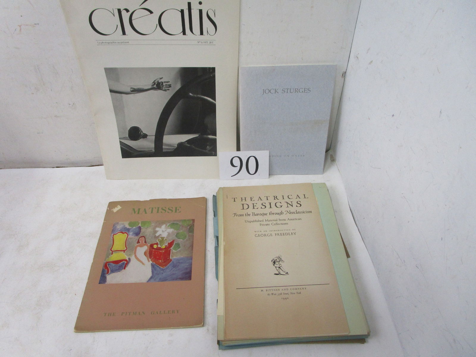 Photos Plus: Creatis La Photographie au Present #5/1977, Matisse Putman Gallery, Jock Sturges Standing On Water portfolio of Images, Theatrical Designs From Baroque through Neoclassicism 1940