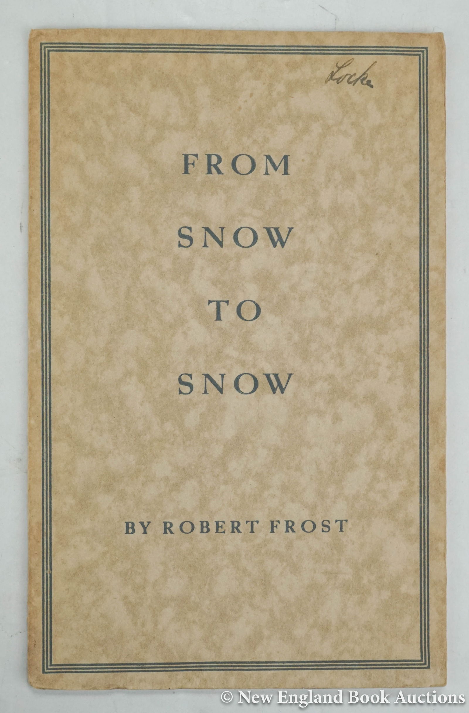 Frost, Robert (1 of 3)