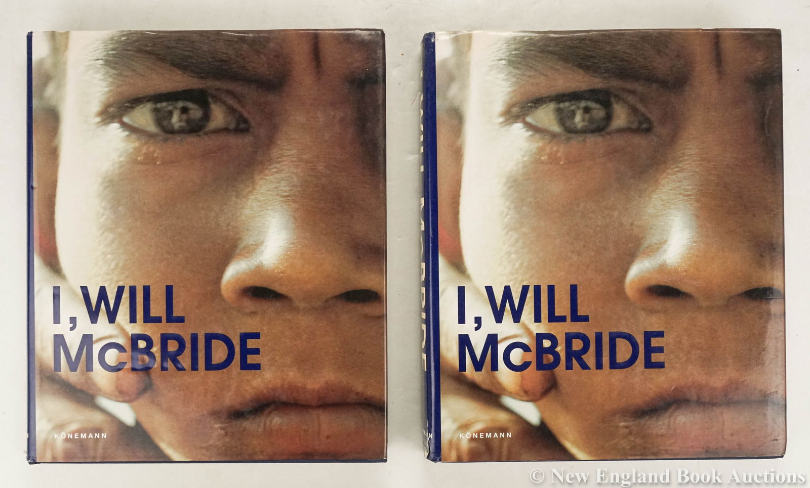McBride, Will: 132. McBride, Will. I, Will McBride. German and English text. Profusely illustrated. 4to, cloth, dust jacket (frayed); moderate wear. (K?ln, 1997) [75/100] FIRST EDITION. TWO COPIES.