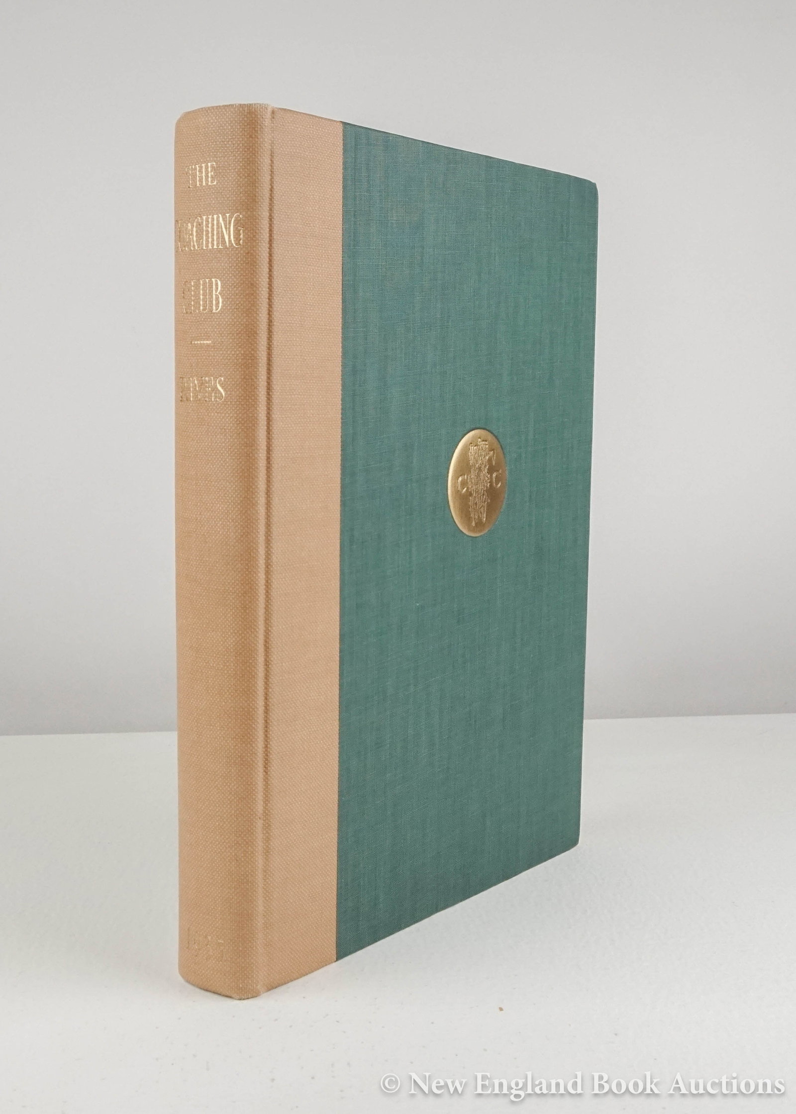 Rives, Reginald W: 182. Rives, Reginald W. The Coaching Club. Its History, Records and Activities. Illustrated. 4to, gilt-lettered cloth with gilt cover medallion, glassine (chipped); light wear. New York: Privately Pri