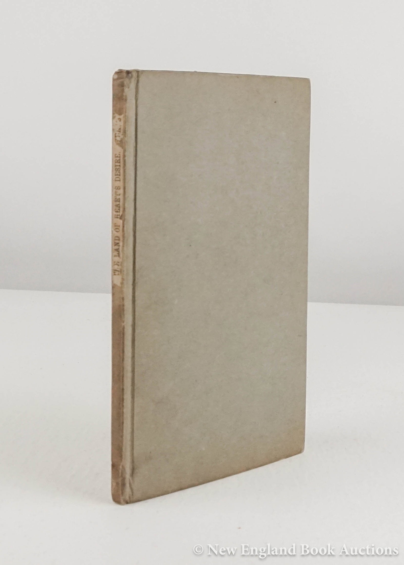 Yeats, W. B: 209. Yeats, W. B. The Land of Heart's Desire. Frontispiece by Aubrey Beardsley. Thin 8vo, boards, printed paper spine-label (worn); moderate wear, Robert Frank Skutch bookplate. ONE OF 450 COPIES. (Wa