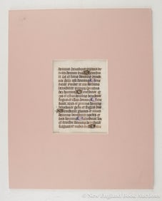 Early Manuscript Leaves
