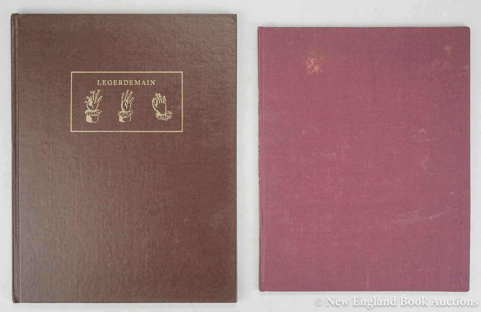 Magic: 128. Magic. Legerdemain, Or Sleight of Hand. 2 engraved plates. Pages 755-776 from the third edition of the Encyclopaedia Britannica. 4to, modern gilt-lettered cloth; scattered foxing. London, 1797 [8