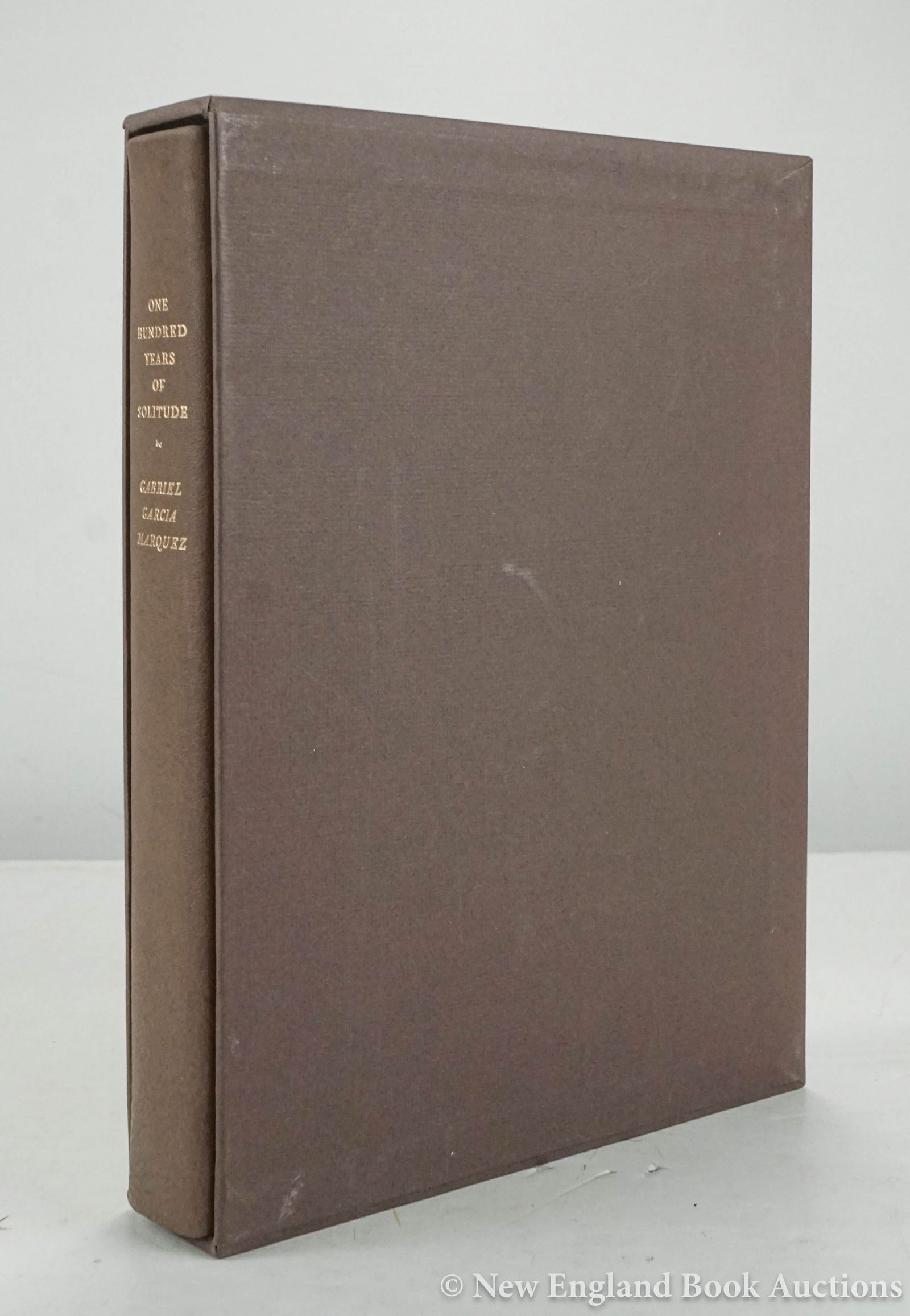 Marquez, Gabriel Barcia: 136. Marquez, Gabriel Barcia. One Hundred Years of Solitude. Translated by Gregory Rabassa. Introduction by Alastair Reid. Illustrated, including a laid-in lithograph by Rafael Ferrer. 4to, gilt-lette