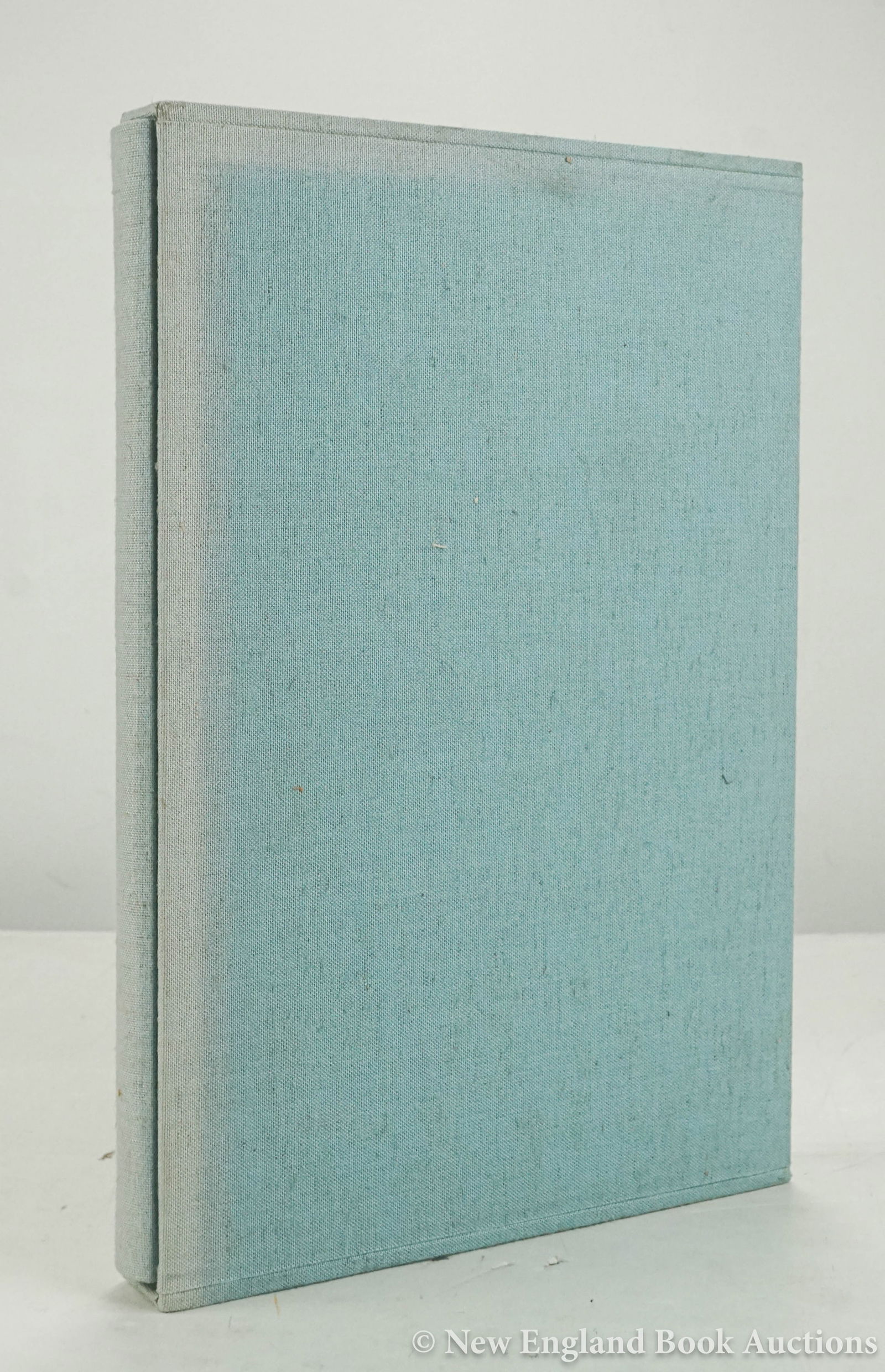 Pound, Ezra: 157. Pound, Ezra. Cathay: Poems After Li Po. 7 color woodcuts by Francesco Clemente. 4to, light blue Japanese linen, slipcase (edges faded); light wear. (New York): The Limited Editions Club, (1992) [