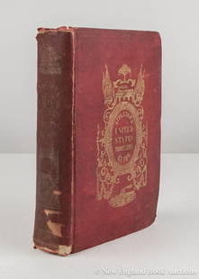 Travel Guide: 193. Travel Guide. Wellington Williams. Appleton's' New and Complete United States Guide Book for Travellers. Two works bound in 1. 31 engraved maps (folding, double-page and/or hand-colored). 8vo, pu