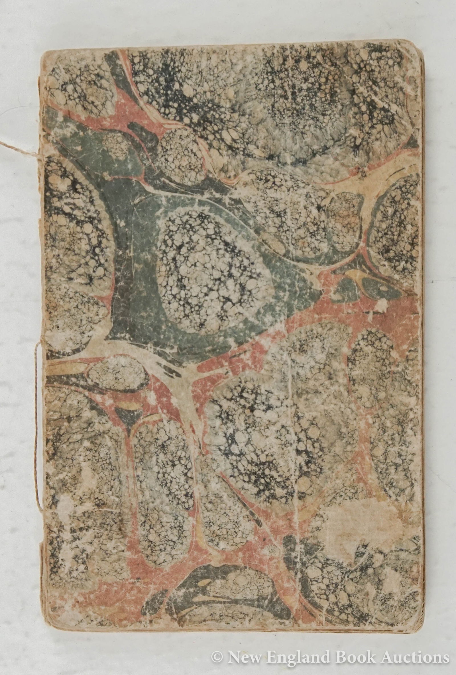 Children's: 65. Children's. Trifles for Children. Part I. Wood-engravings, some slightly colored. Large 24mo, decorated stiff paper covers; spine chipped, some foxing and soiling, contemporary ink ex-libris on