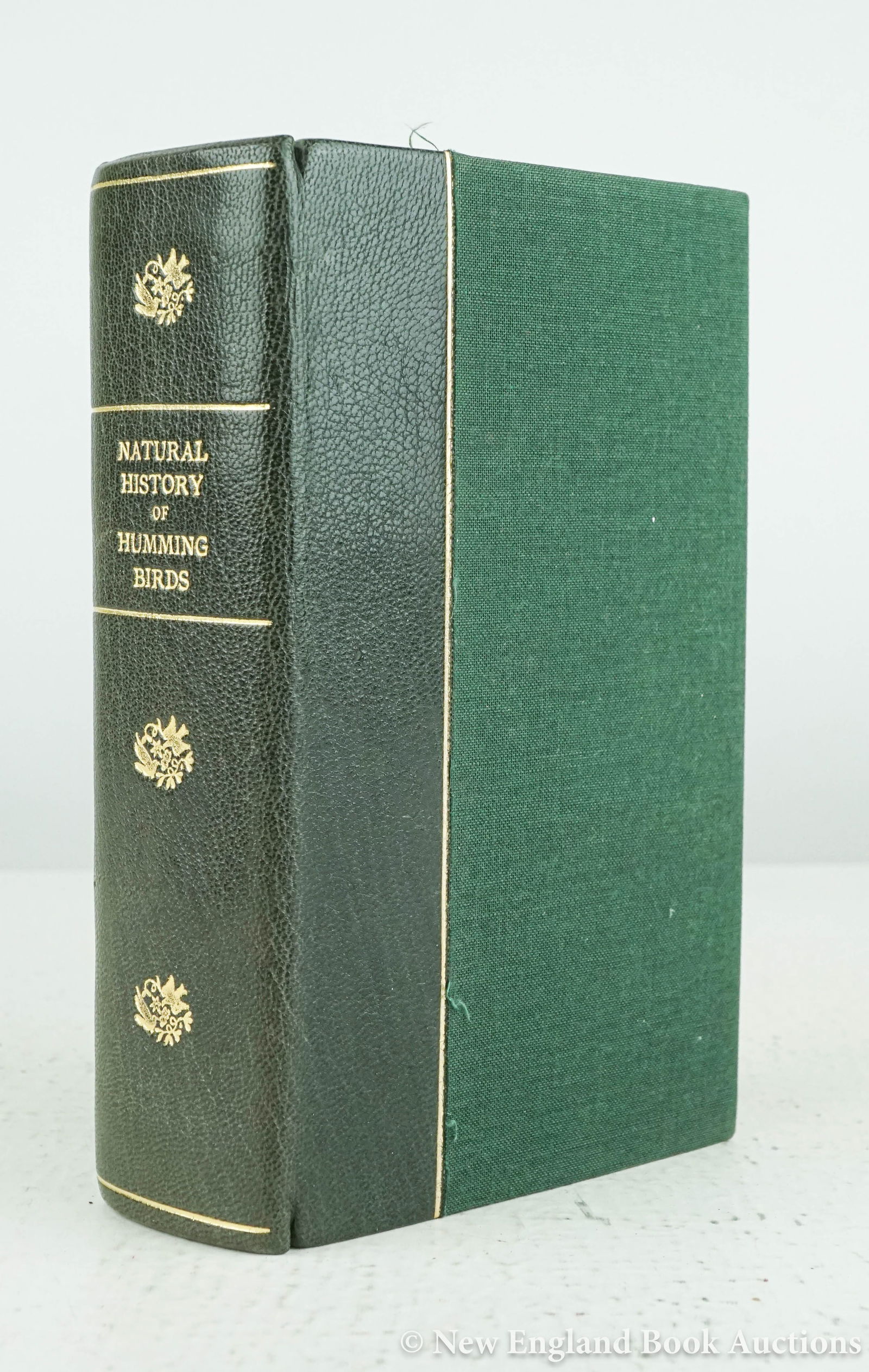 Jardine, Sir William: 117. Jardine, Sir William. The Natural History of Humming-Birds. Frontispieces, hand-colored additional titles, 64 hand-colored plates. 2 volumes bound in 1. 8vo, modern gilt-decorated morocco-backed
