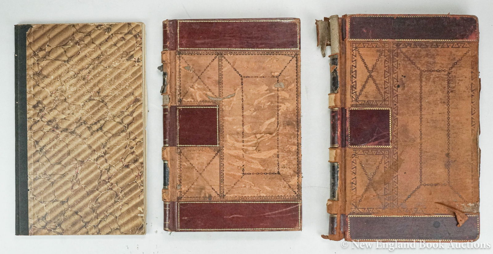 Masonic: 150. Masonic. Morning Star Lodge No. 28. Group of 8 manuscript account books and ledgers. 100s of pages. Folio or smaller, leather or leather-backed; shelf-wear, some browning, soiling, etc. 