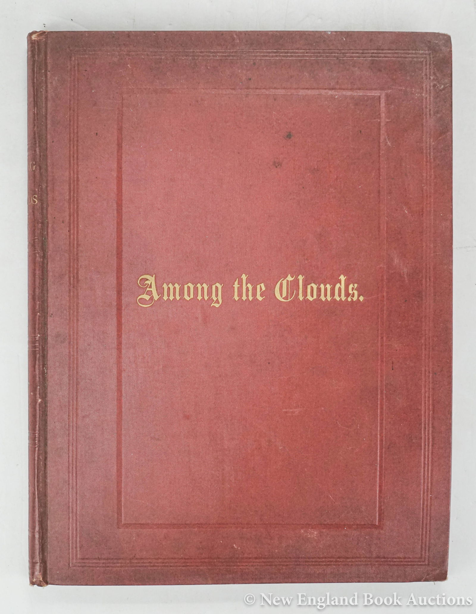 Newspapers: 158. Newspapers. Burt, Henry M. Among the Clouds. Volumes I, nos 1-45. Illustrated. 4to, publisher's gilt-lettered cloth; moderate wear. Summit of Mount Washington, NH, July 20 - September 11, 1877
