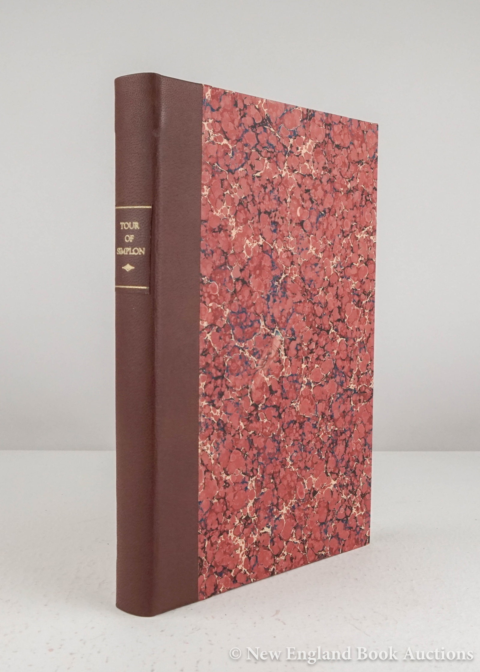 [Schoberl, Frederic]: 192. [Schoberl, Frederic]. Picturesque Tour from Geneva to Milan by way of the Simplon. Engraved map, 36 hand-colored aquatint plates after J. & J. Lory. Tall 8vo, modern calf-backed boards; some