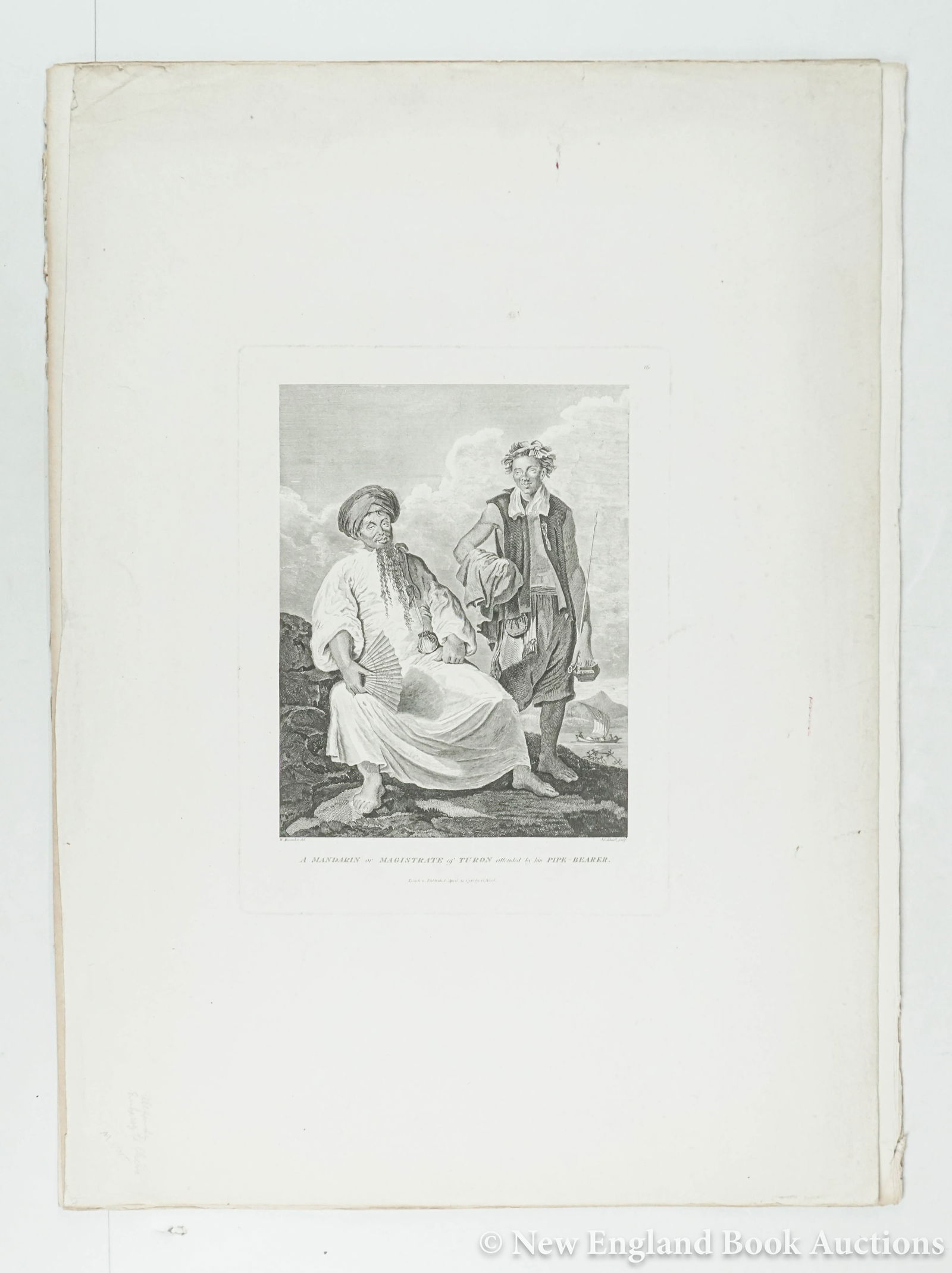 Engravings: 61. Engravings. Group of 4, as listed below. Each 22-1/2 x 17 inches, including wide margins; some soiling, scattered foxing, etc. London: G. Nicol, 1796 [100/150] The Fire-Backed Pheasant of Java
