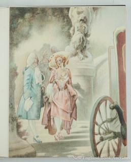 Erotica: 95. Erotica. Nerciat, Andréa. Félicia ou mes Fredaines. Color plates by William Fel. Small 4to, loose as issued, pictorial wrappers, board slipcase (broken); light wear. ONE OF 975 NUMBERED COPIES.