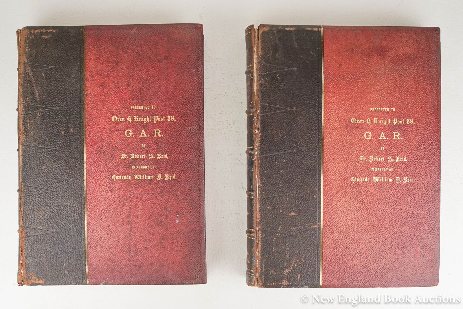 Civil War: 191. Civil War. Mottelay, Paul F.; & T. Campbell-Copeland. The Soldier in our Civil War. Profusely illustrated. 2 volumes. Large folio, leather-backed boards; joints split, generally sound