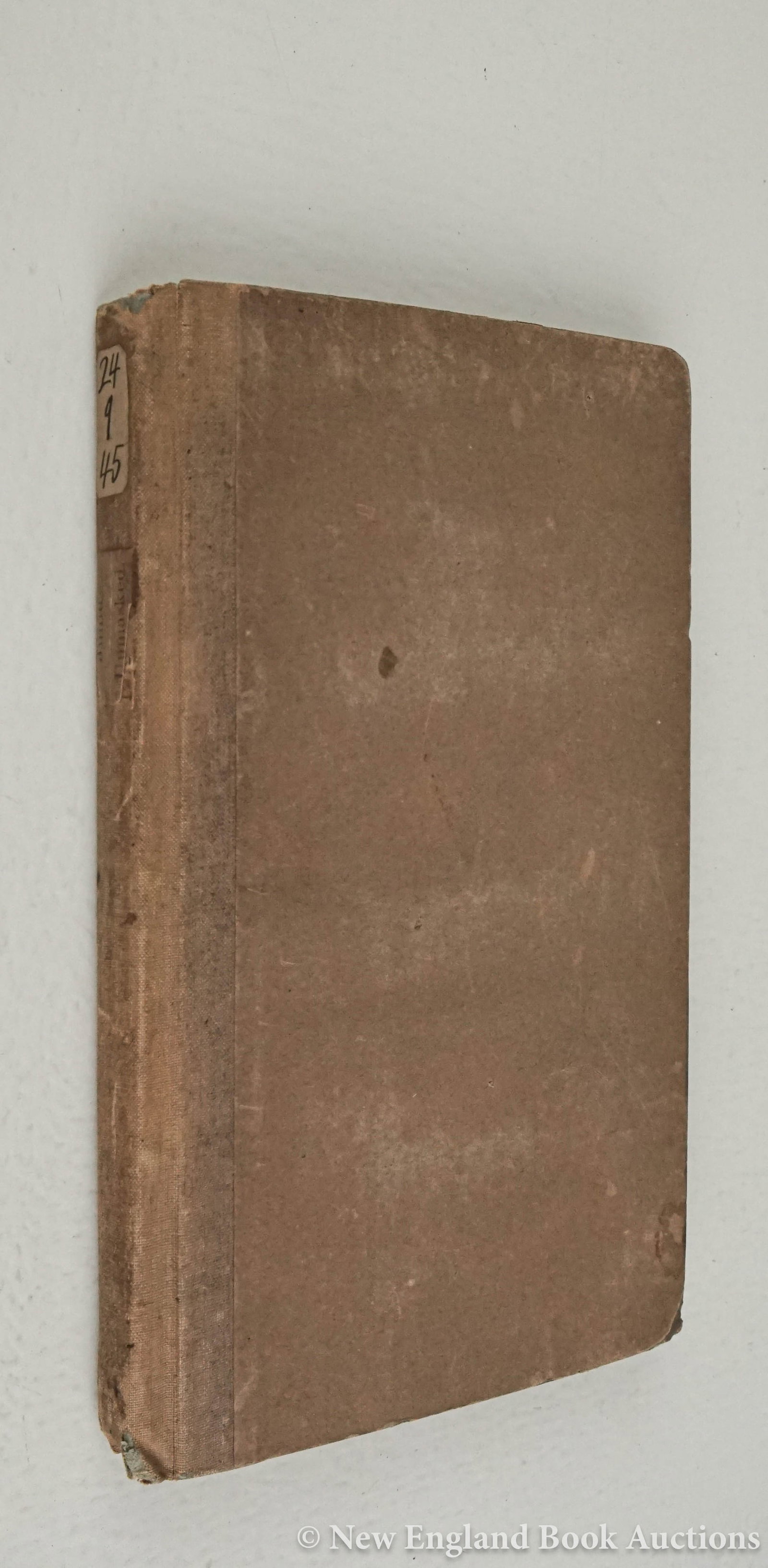 [Allen, Rev. William]: 5. [Allen, Rev. William]. Junius Unmasked; or Lord George Sackville Proved to be Junius. Engraved frontispiece. 8vo, contemporary boards, uncut; shelf-wear, some foxing, generally sound. Boston, 1828