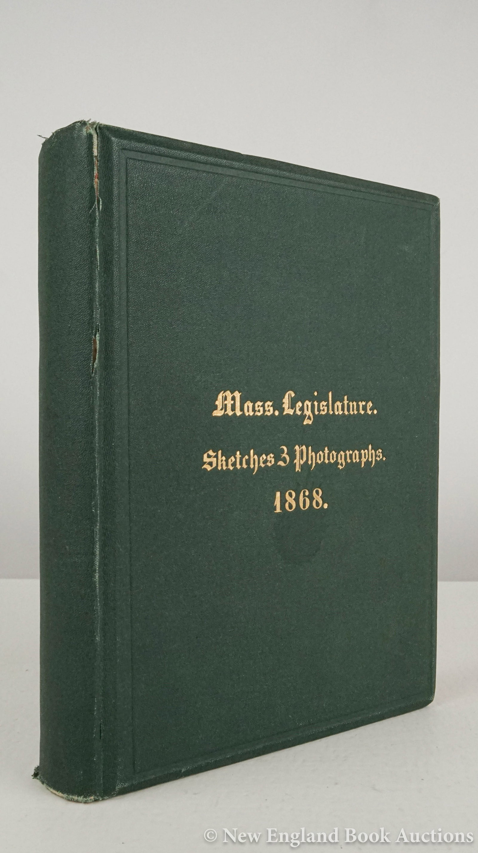Black Americana: 26. Black Americana. Executive and Legislative Departments of the State of Massachusetts. Photographic portraits, most SIGNED by the legislator. 8vo, gilt-lettered cloth; title and first few leaves