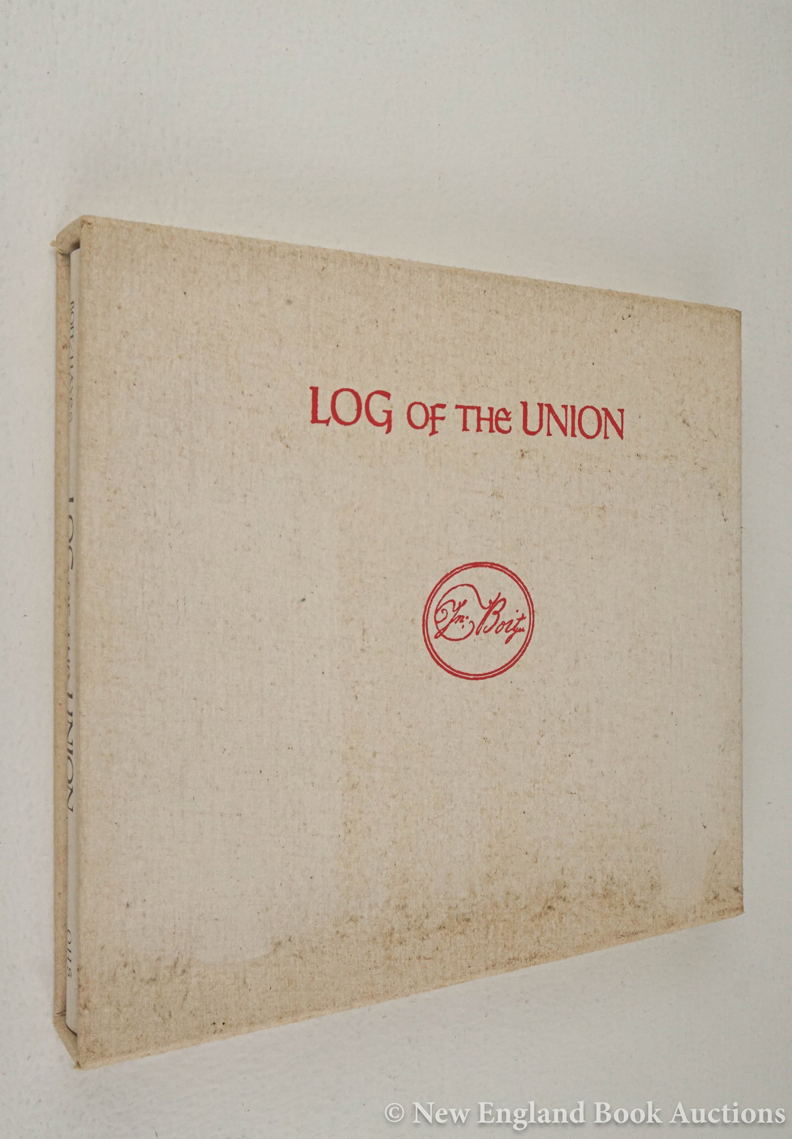 Boit, John: 27. Boit, John. Log of the Union. Illustrated. Oblong 4to, cloth, dust jacket (foxed), cloth slipcase (soiled); moderate wear, cloth soiled, internally sound. (Oregon: Oregon Historical Society),