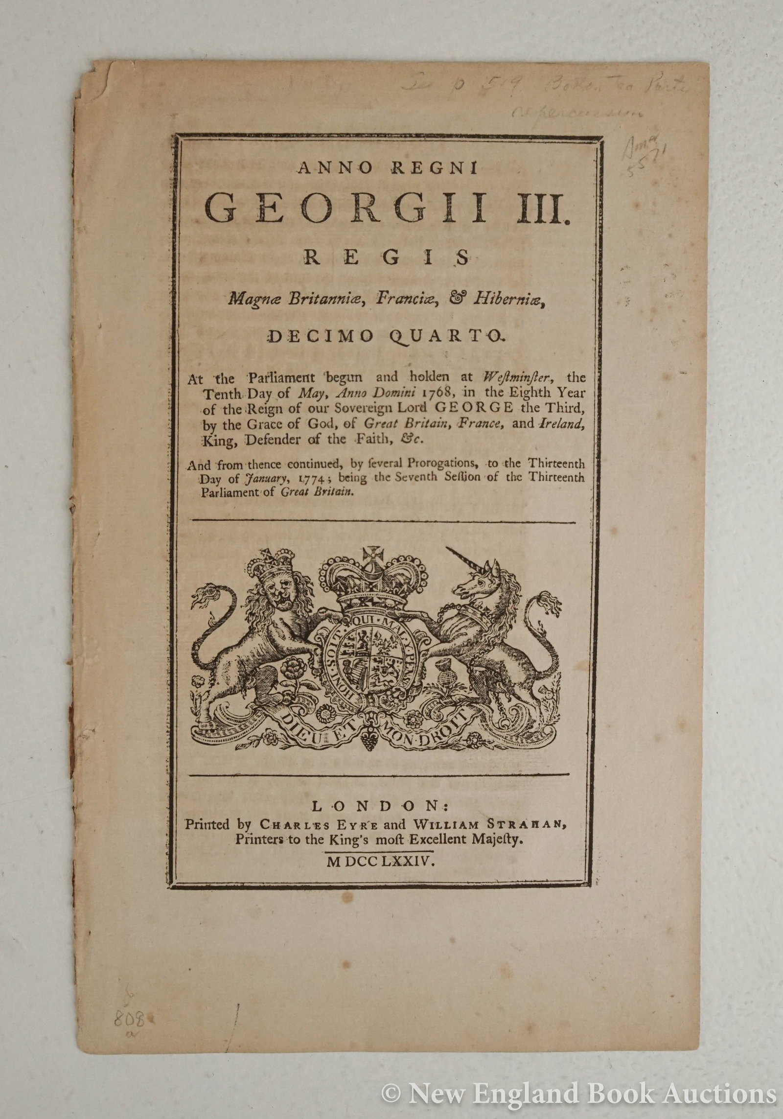 (Boston Port Bill): 29. (Boston Port Bill). An Act to discontinue...the landing and discharging, lading or shipping, of Goods, Wares, and Merchandise, at the Town, and within the Harbour, of Boston, in the province of