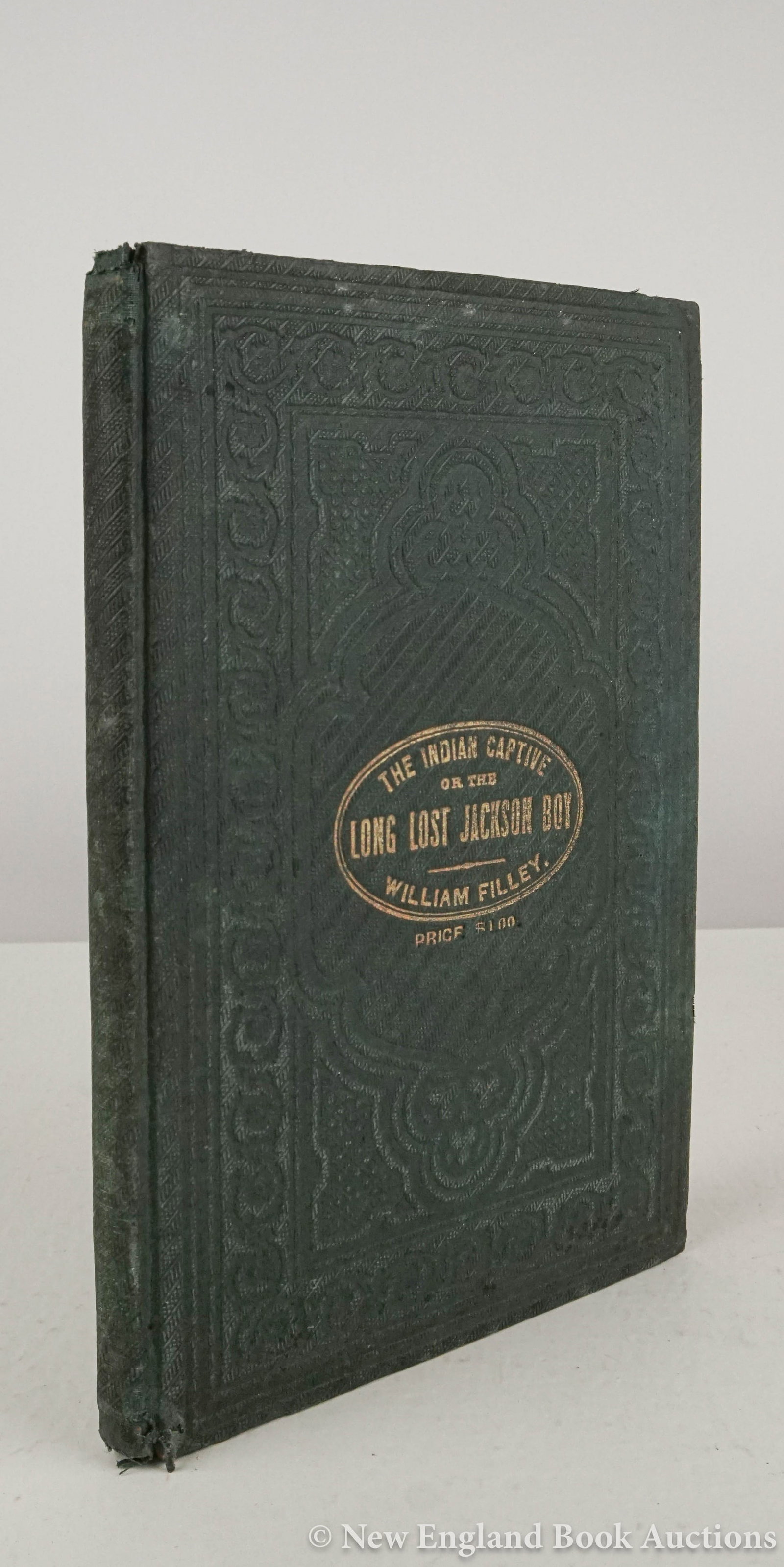 (Filley, William): 81. (Filley, William). Life and Adventures of William Filley, who was Stolen from His Home in Jackson, Mich., by the Indians, August 3d, 1837. 8 plates. 8vo, publisher's gilt-lettered cloth stamped