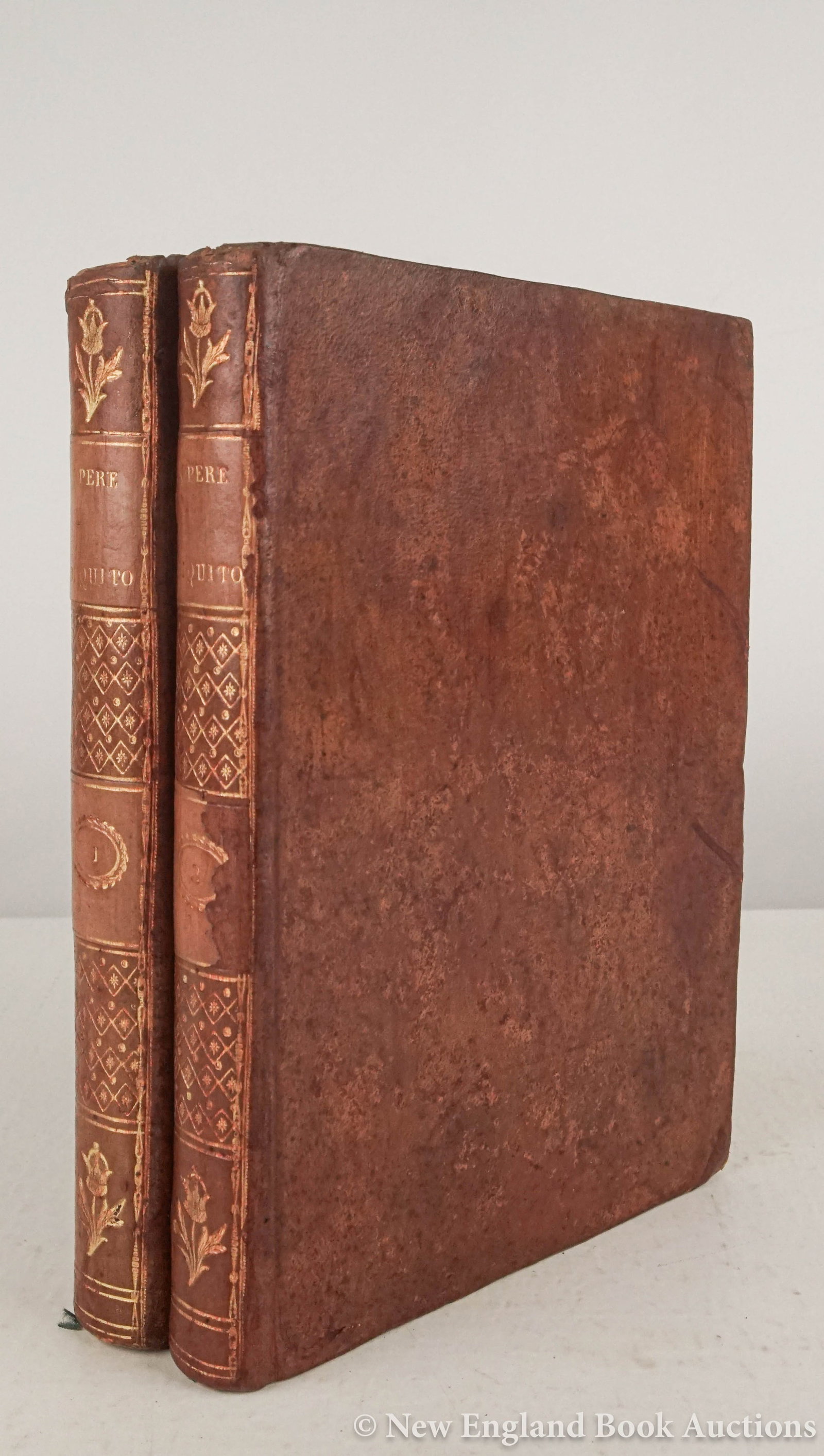 Horatius Flaccus, Quintus: 96. Horatius Flaccus, Quintus. L'Opere. Tradotte in Lingua Toscana. 2 volumes. 4to, contemporary acid-dyed calf, gilt-decorated spines (chipped along 1 joint); scattered foxing, ink ex-libris on title