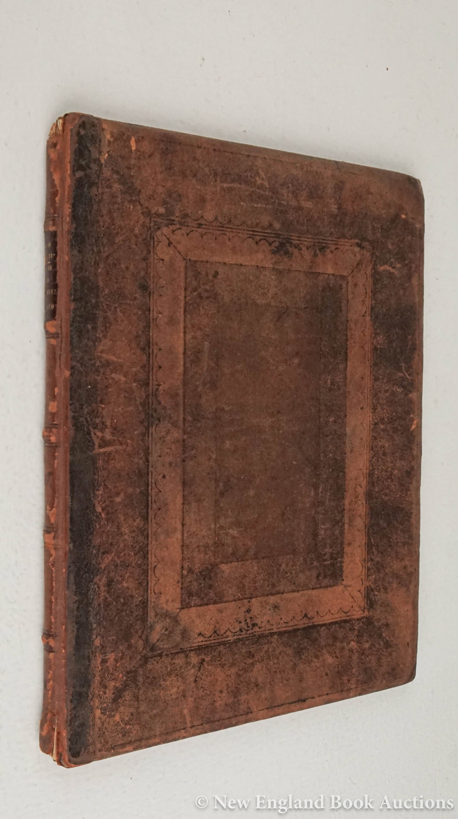 Kennedy, Quintine: 103. Kennedy, Quintine. Ane Oratioune, set furth be Master Quintine Kennedy, Commendatour of Corsraguell ye zeir of Gode 1561. vii, 20 pages. 4to, contemporary calf decorated in blind; rebacked,