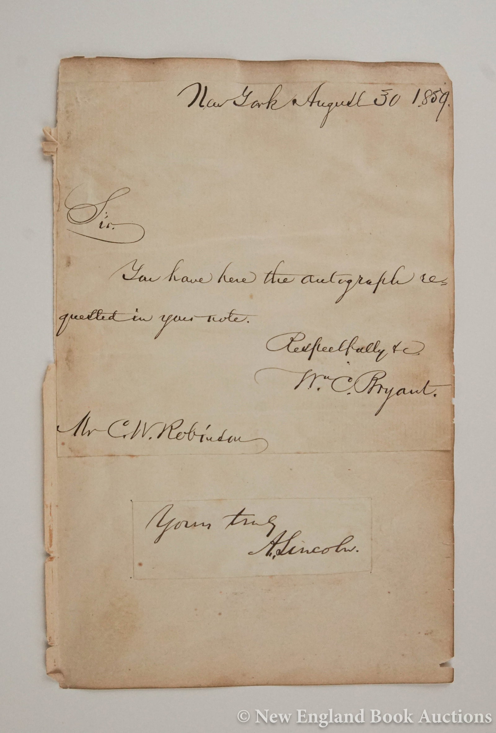Lincoln, Abraham (1 of 2)