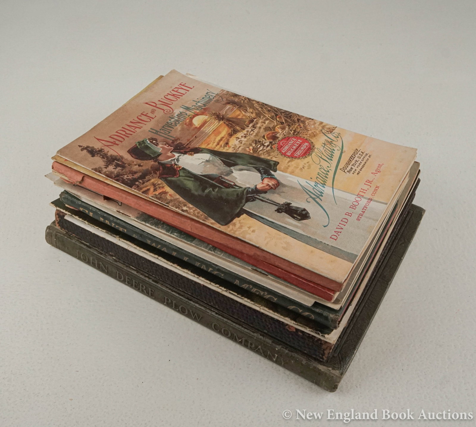 Trade Catalogues: 167. Trade Catalogues. Group of 19 trade catalogs and brochures for farm supplies and equipment. Illustrated. 4to or smaller, various formats; some soiling, generally sound. Vp, vd [200/300] Includes: