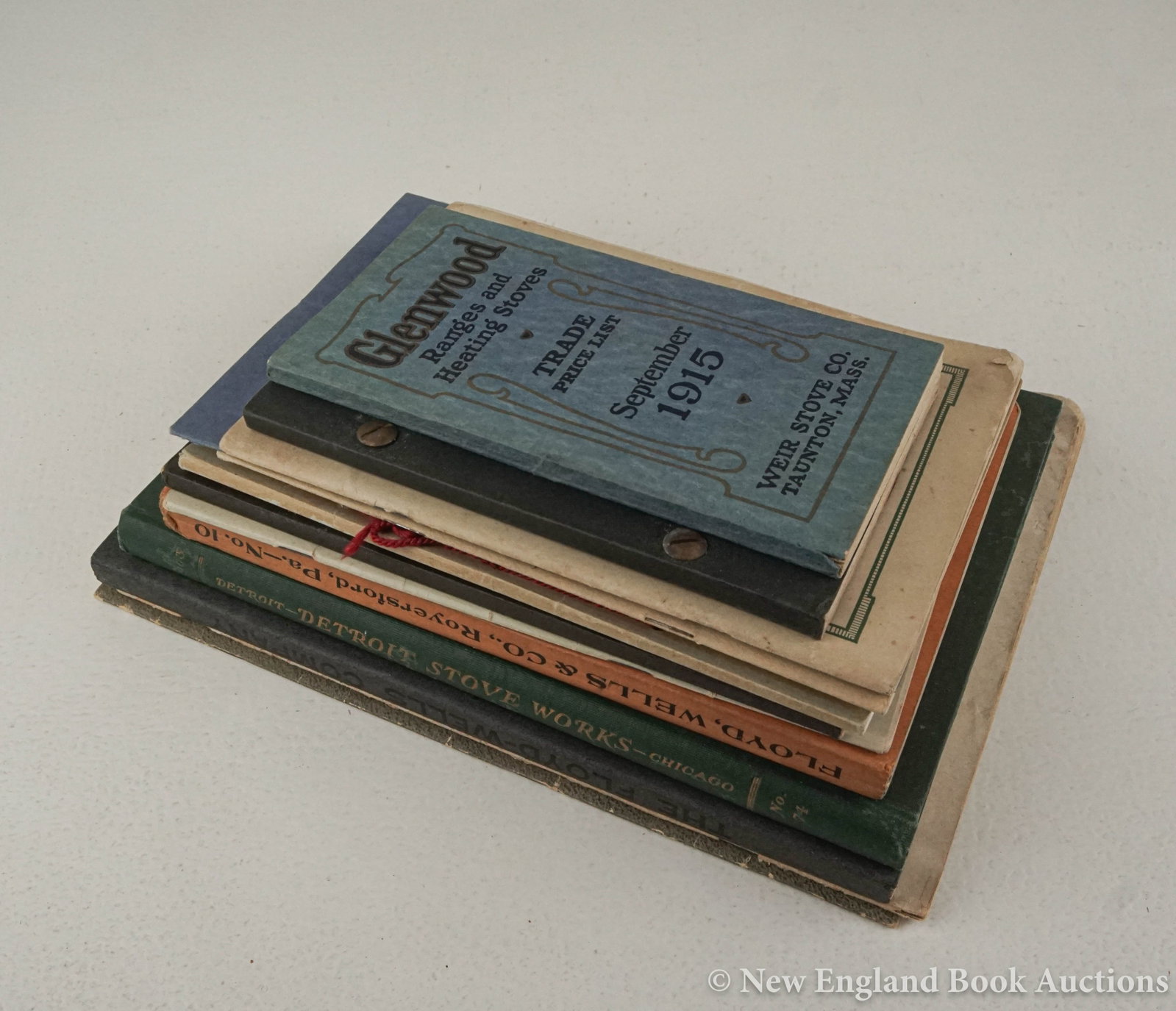 Trade Catalogues: 168. Trade Catalogues. Group of 14 trade catalogs for stoves and refrigerators. Illustrated. 4to or smaller, various formats; some soiling, generally sound. Vp, vd [200/300] Includes: Floyd-Wells