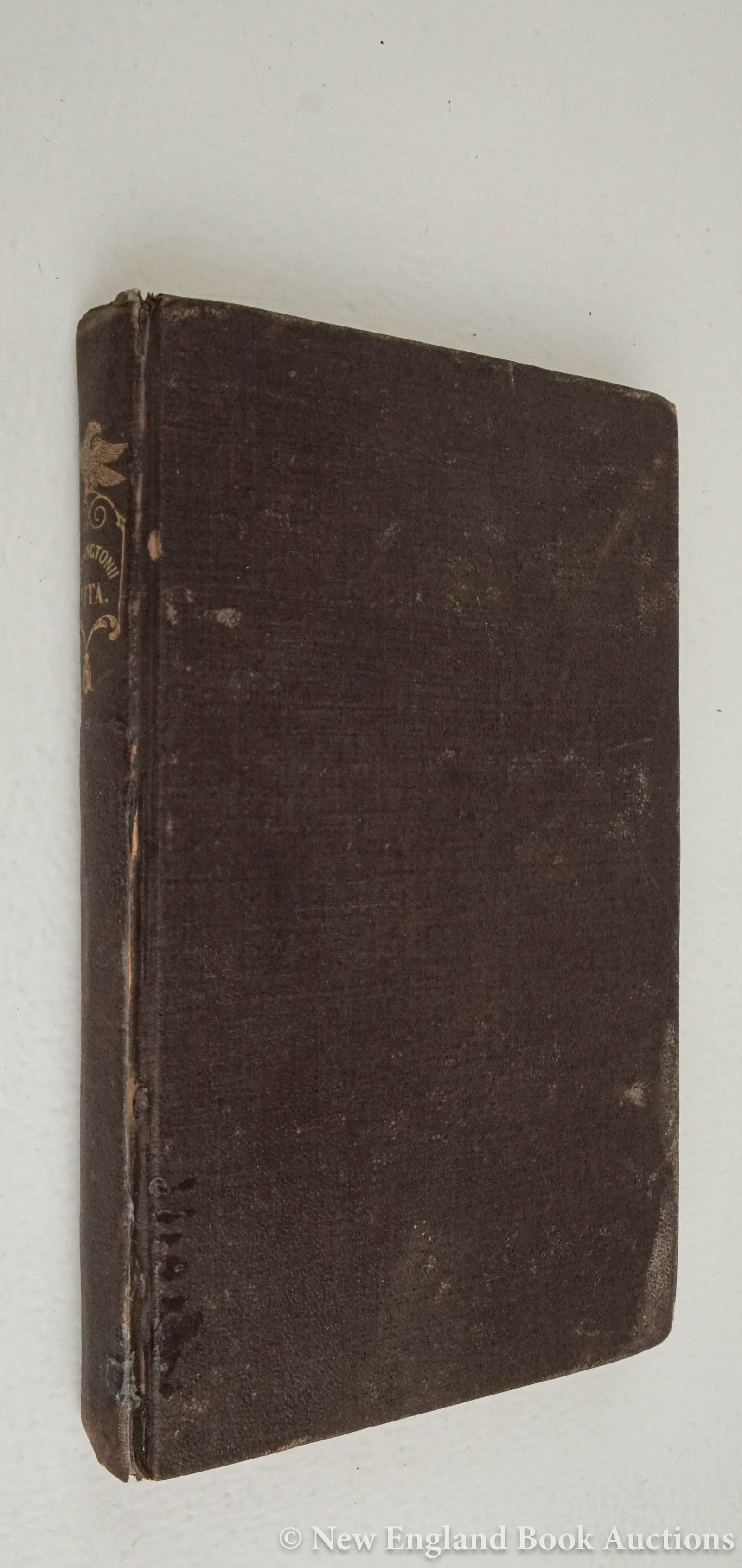 (Washington, George): 173. (Washington, George). Glass, Francis. A Life of George Washington, In Latin Prose. Edited by J. N. Reynolds. Frontispiece. 8vo, contemporary cloth; part of front joint glued, some foxing. New-Yor