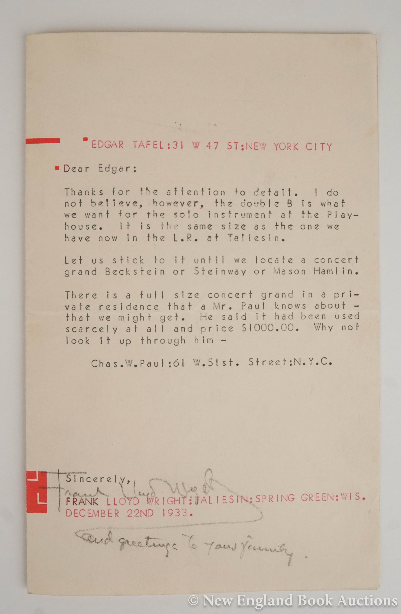 Wright, Frank Lloyd (1 of 3)