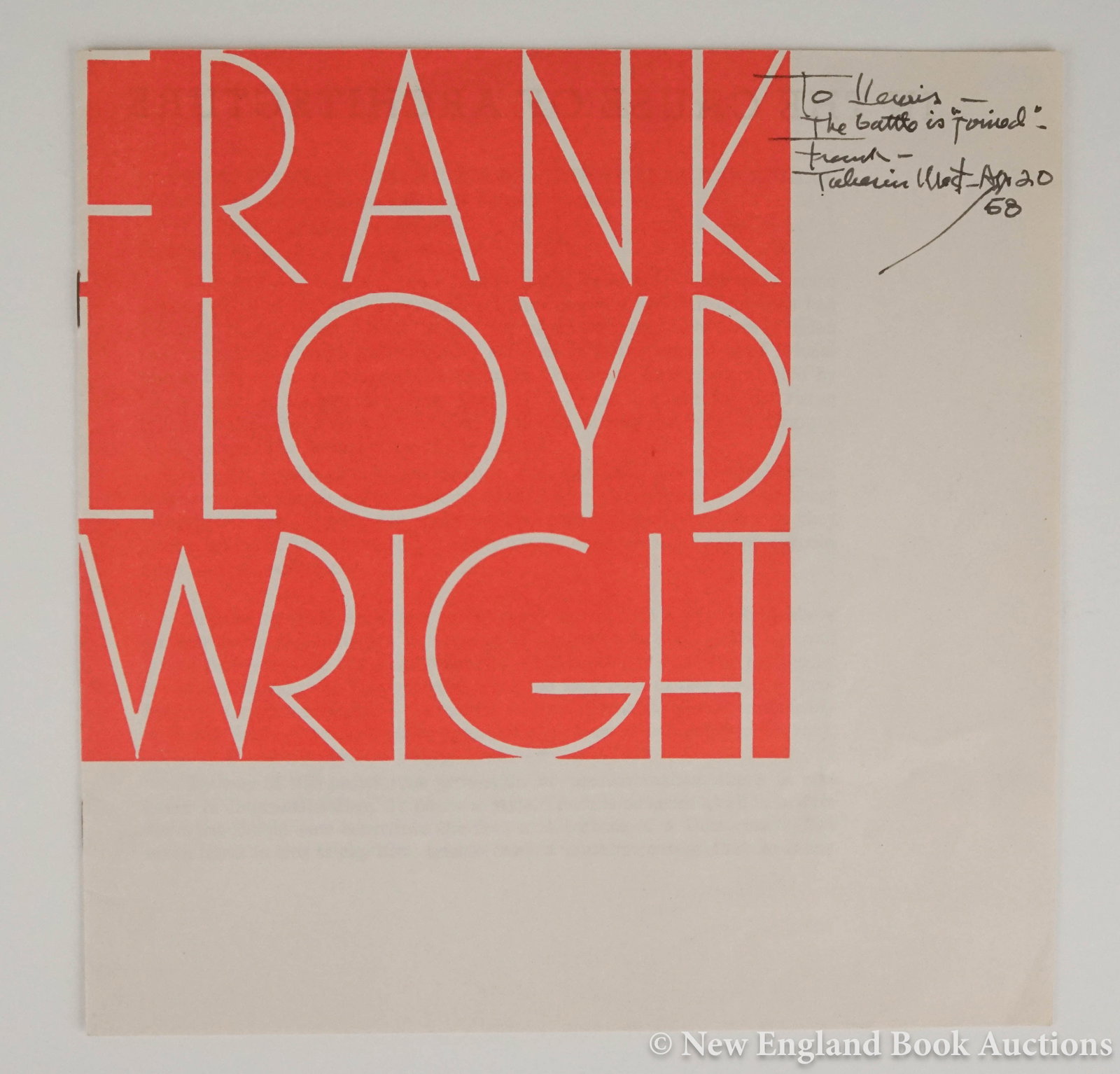Wright, Frank Lloyd (1 of 5)