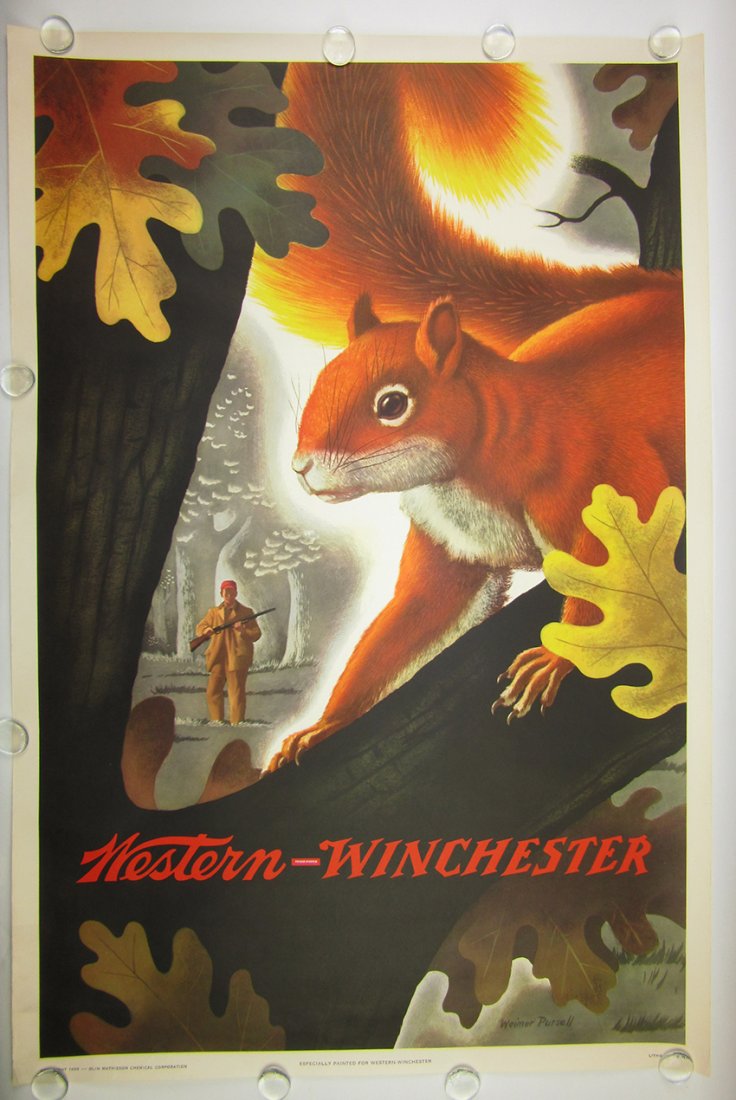 Winchester Firearms Poster. PURSELL, WEIMER. 1955-: Winchester Firearms Poster. PURSELL, WEIMER. 1955. American
