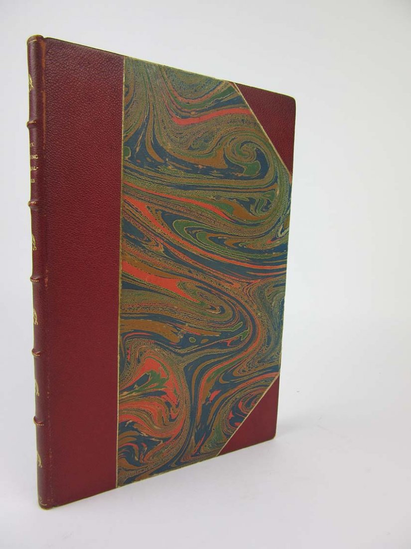 Derrydale Press.: Derrydale Press. "REEVE J. STANLEY." 1930- New York. Foxhunting Formalities. Illustrations by Paul Brown. 8vo 3/4 red morocco spine gilt in 6 compartments top-edge gilt; spine-ends and tips scuffed. N