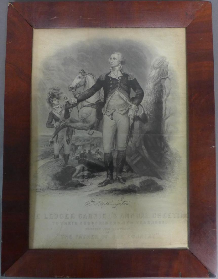 19th Century Framed Print of George Washington (1 of 8)