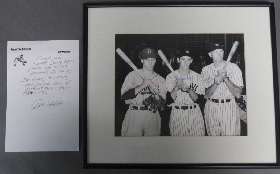 Gordon, Dickey & Reese MLB Autographed Photo (1 of 10)
