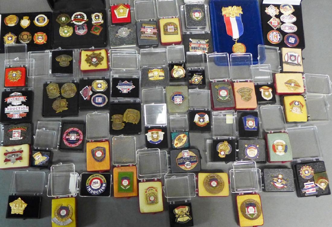 Near Complete Set of Hall of Fame Press Pins (1 of 10)