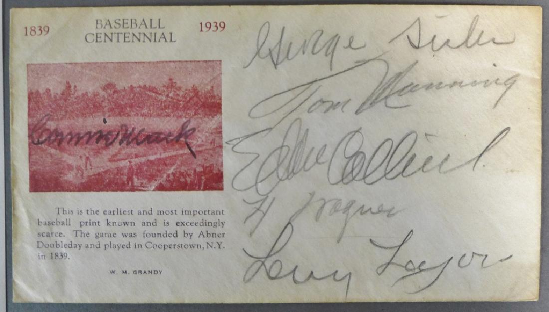Baseball Centennial Multi Signed Cachet w/ JSA (1 of 7)