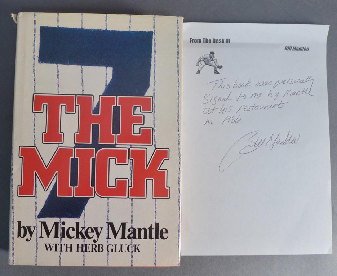 Mickey Mantle Biography w/ Autographed Signature (1 of 9)