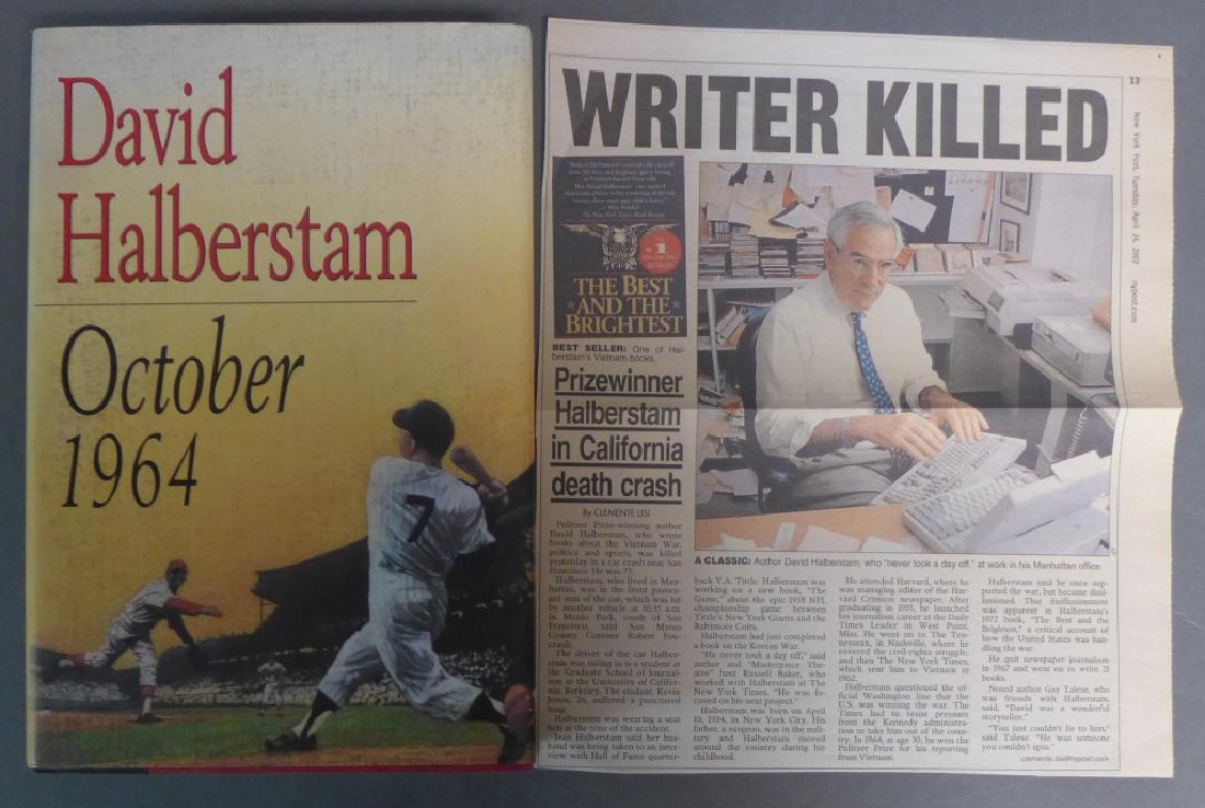 Bob Gibson Signed "October 1964" by D. Halberstam (1 of 7)