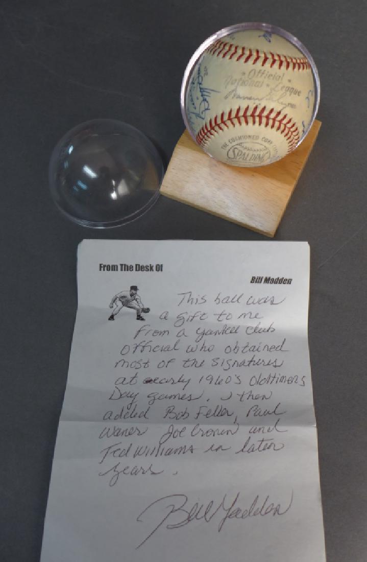 Rare Official N.L Warren Giles Ball, 13 Signatures (1 of 10)