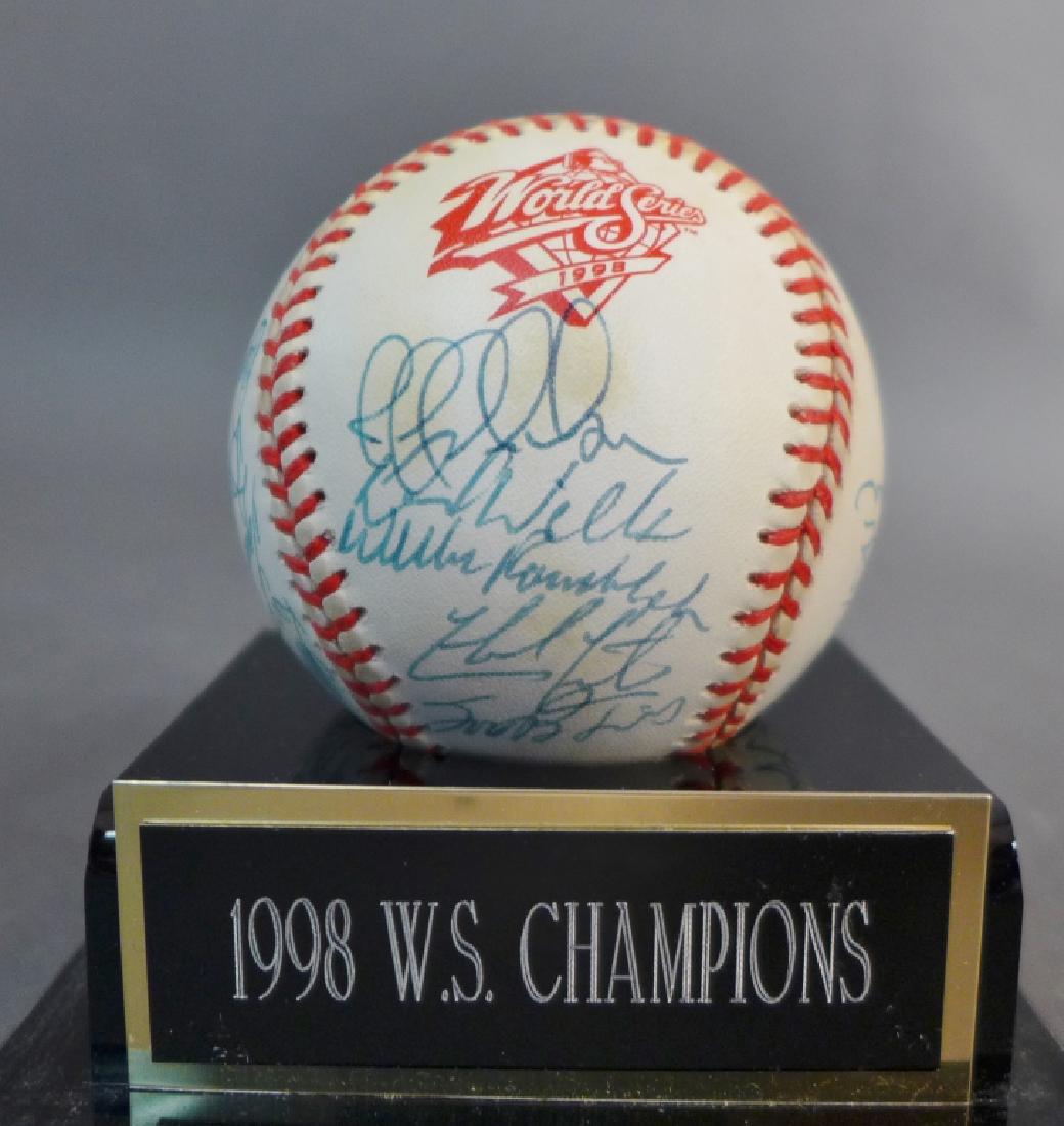 1998 Yankees World Series Champions Signed Ball (1 of 10)