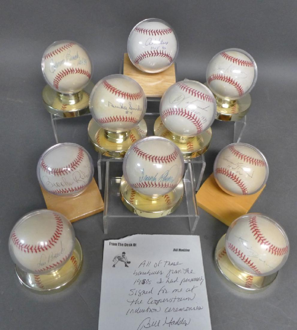 1980's HOF Signed Baseball Collection (1 of 10)