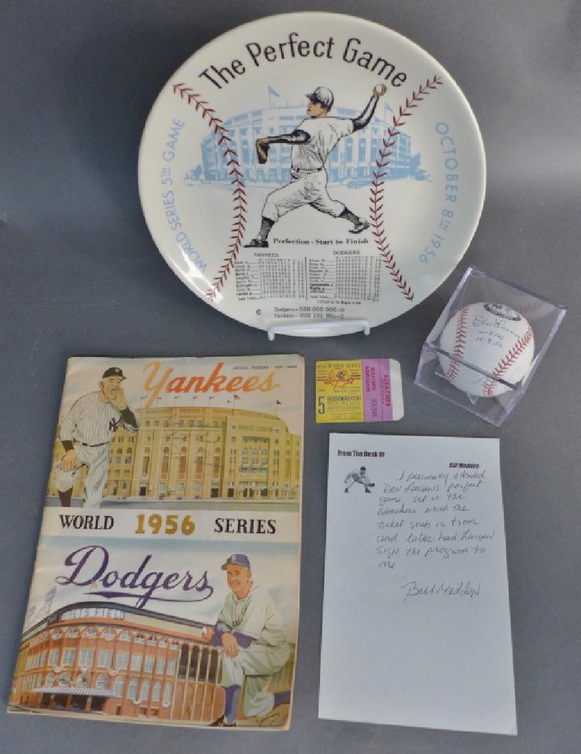 Don Larsen Autographed Memorabilia Grouping (1 of 10)