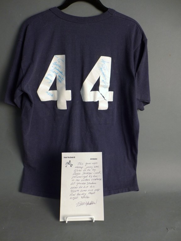Signed Reggie Jackson Game-Worn Jersey #44 (1 of 10)