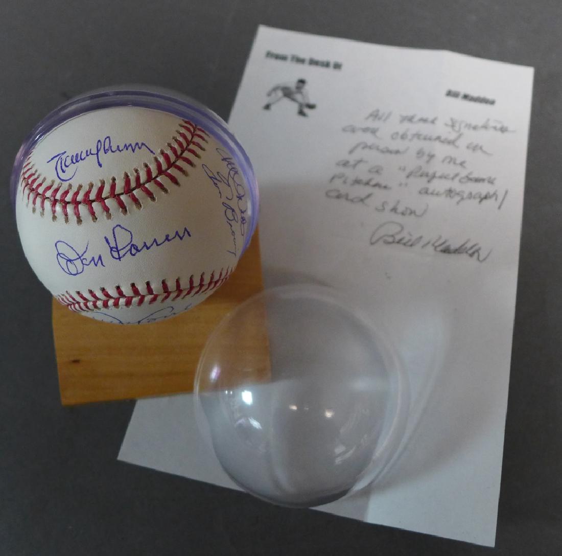Autographed Perfect Game Ball (1 of 9)