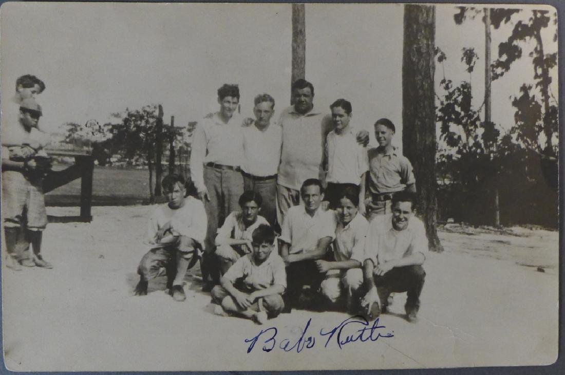 Babe Ruth Autographed Photo w/ JSA (1 of 7)