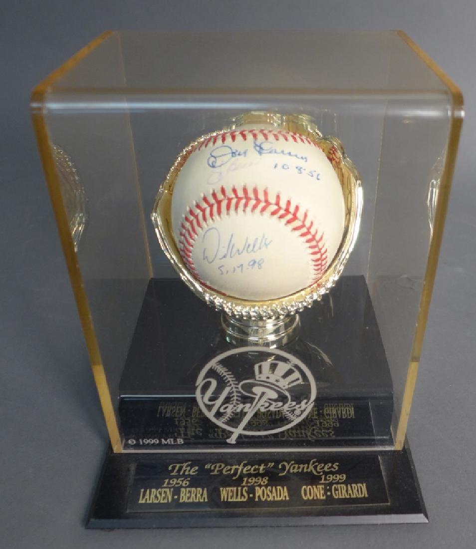 The "Perfect" Yankees Signed Baseball (1 of 10)
