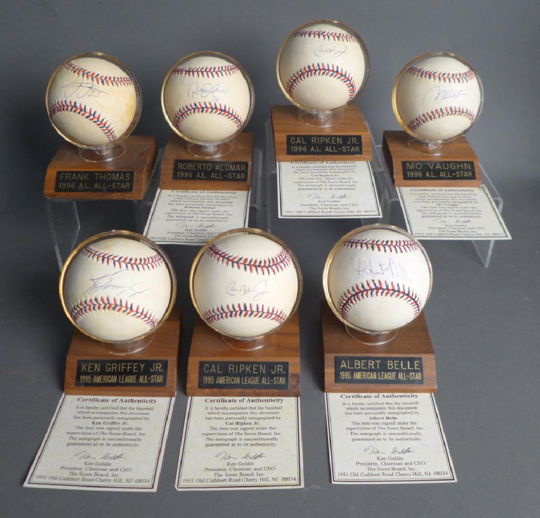 1995 & 1996 A.L. All-Star Autographed Baseballs (1 of 10)