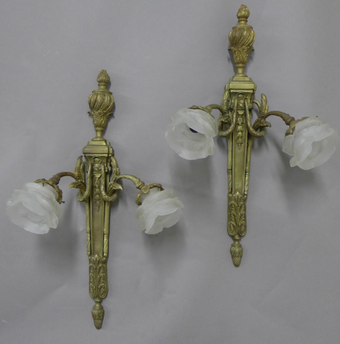 Pair Louis XVI Style Sconces (1 of 9)